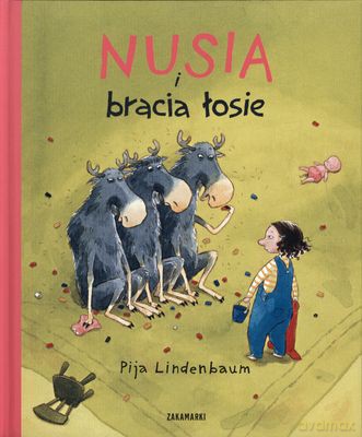 Nusia I Bracua Łosie (twarda) - Pija Lindenbaum [KSIĄŻKA]