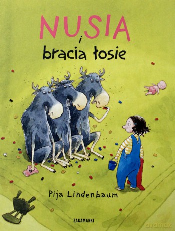 Nusia I Bracua Łosie (twarda) - Pija Lindenbaum [KSIĄŻKA]