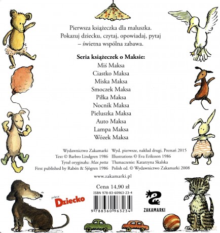 Nocnik Maksa (twarda) - Barbro Lindgren, Eva Eriksson [KSIĄŻKA]