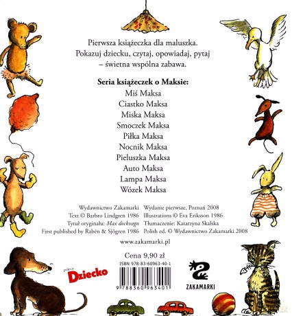 Wózek Maksa (twarda) - Barbro Lindgren, Eva Eriksson [KSIĄŻKA]