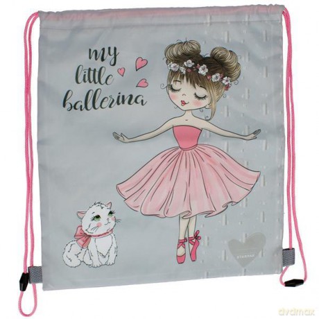 Worek na ramię Balerina pastel