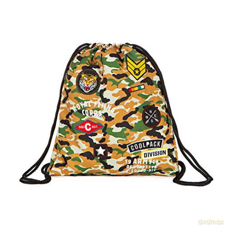 Worek sportowy - Sprint - Camo Black (odznaki)