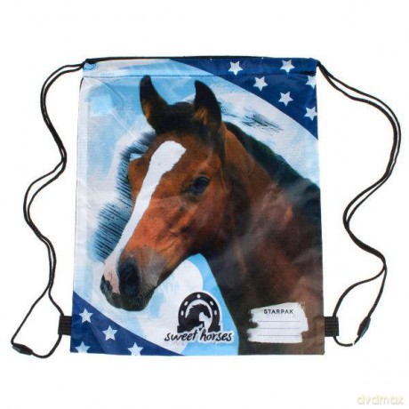 Worek szkolny na ramię Horses