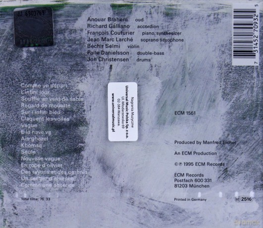 Anouar Brahem Trio: Khomsa [CD]