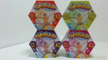 WUBBLE piłka bańka elastyczna z pompką 90 cm mix