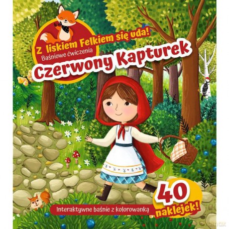 Z lisem Felkiem się uda! Baśniowe ćwiczenia. Czerwony kapturek 09215