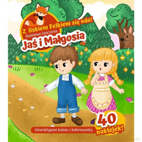 Z lisem Felkiem się uda! Baśniowe ćwiczenia. Jaś i Małgosia 09246