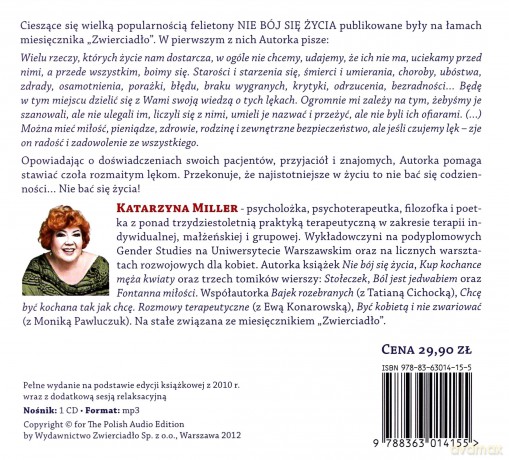 Nie Bój Się Życia - Katarzyna Miller (digipack) [AUDIOBOOK] [CD-MP3]