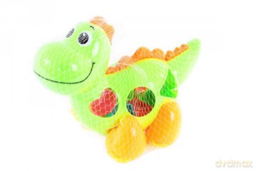 Zabawka do ciągania Dino sorter mix
