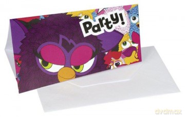 Zaproszenie Furby 6 szt. RIETHMUELLER