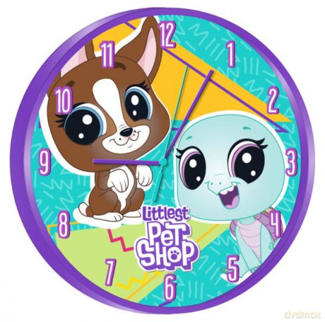 Zegar ścienny 25 cm Little Pet Shop LPS17015 Kids Euroswan