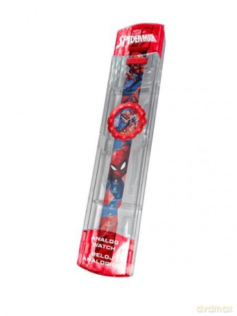 Zegarek analogowy Spider-Man w plastikowym pudełku MV15550 Kids Euroswan