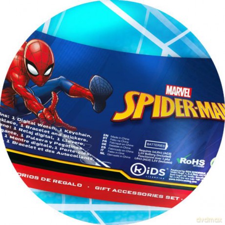 Zegarek cyfrowy z akcesoriami Spider-Man w kuli MV15778 Kids Euroswan p.18.
