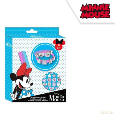 Zestaw 3 bransoletek z zawieszkami 21el Minnie Mouse WD21606 Kids Euroswan