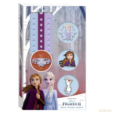 Zestaw 3 bransoletek z zawieszkami 6el. Frozen. Kraina Lodu WD21615 Kids Euroswan