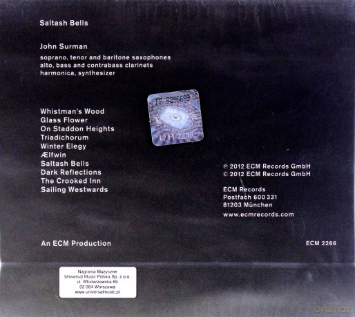John Surman: Saltash Bells [CD]