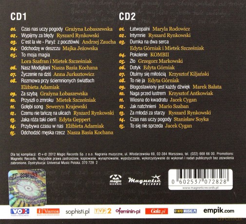 Jacek Cygan: Czas Na Uczy Pogody (digipack) [2CD]