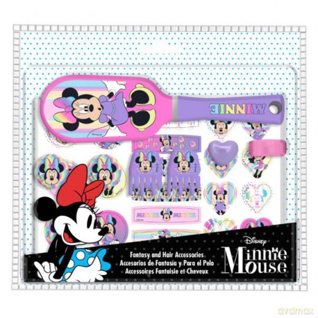 Zestaw akcesoriów do włosów 25 el. Minnie WD21604 Kids Euroswan