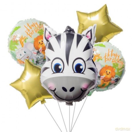 Zestaw balonów foliowych z Zebra BCF-697