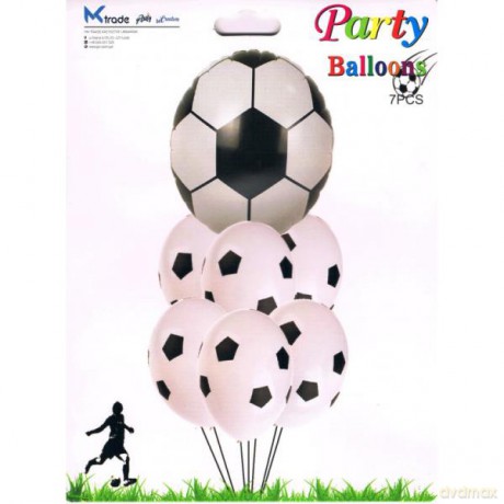 Zestaw balonów Piłki, 30-46 cm 7 szt. BSC-686