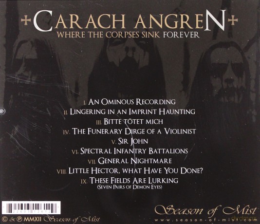 Carach Angren: Where The Corpses Sink Forever [CD]
