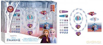 Zestaw biżuterii i akcesoriów do włosów 30 el. w pudełku Kraina Lodu 2. Frozen 2 WD21617 Kids Euroswan