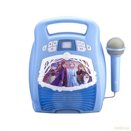 Zestaw do karaoke z mikrofonem, MP3, Bluetooth + efekty świetlne Kraina Lodu 2 eKids