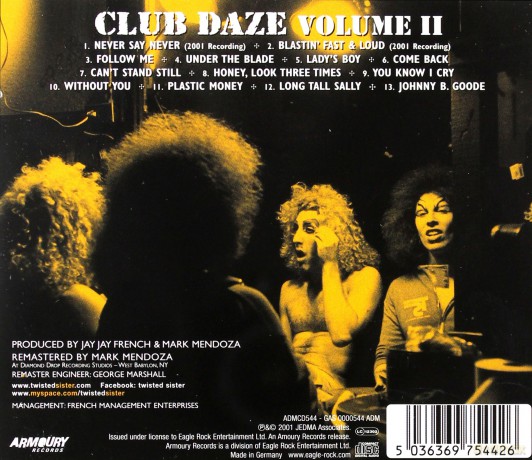 Twisted Sister: Club Daze Volume II [CD]