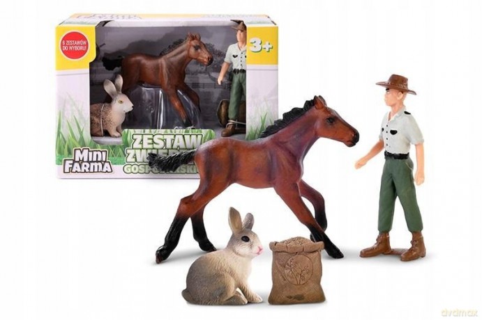 Zestaw farma - Kowboj i koń 143489 [FIGURKA]
