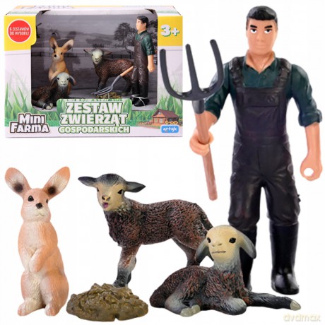 Zestaw farma - Rolnik i owce 143496 [FIGURKA]