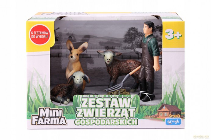 Zestaw farma - Rolnik i owce 143496 [FIGURKA]