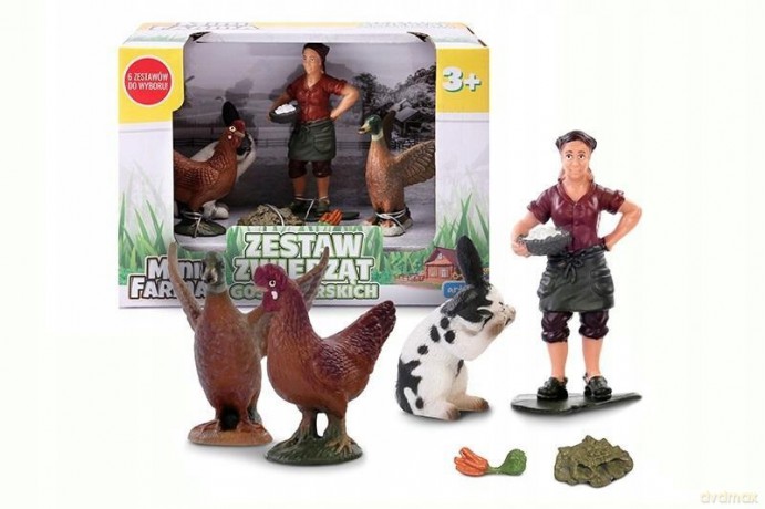 Zestaw farma Gospodyni i kury [FIGURKA]
