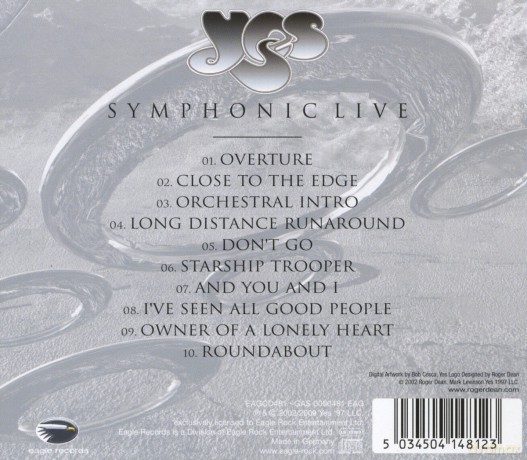 Yes: Symphonic Live [CD]