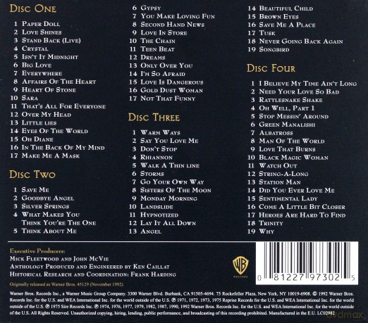 Fleetwood Mac: 25 Years - The Chain [4CD]