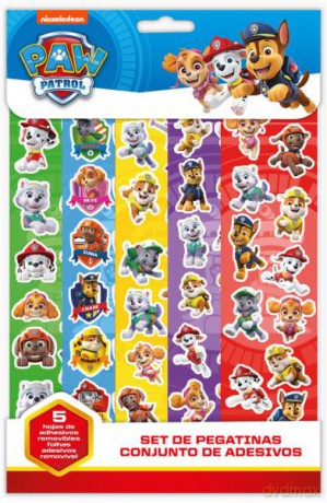 Zestaw kreatywny Naklejki 58 szt. PAW PATROL Psi Patrol PW19757 Kids Euroswan