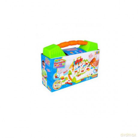 Zestaw kreatywny z wkrętarką 4w1 Układanka 3D 254 elementy walizka 1005919 [KLOCKI]