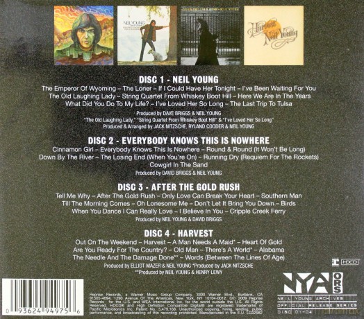 Neil Young: Official Release Series Discs1 [4CD]