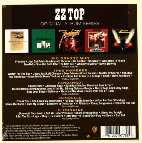 Zz Top: Original Album Series [5CD]
