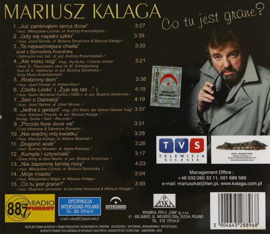 Mariusz Kalaga: Co tu jest grane? [CD]