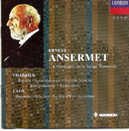 Ansermet: Chabrier/Lalo:Rapsodie [CD]