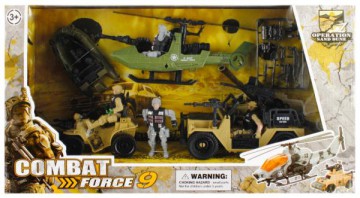 Zestaw pojazdów wojskowych COMBAT FORCE 9 [FIGURKA]