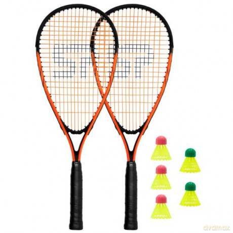 Zestaw rakiety szybki badminton SPIKY 928366