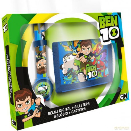 Zestaw zegarek cyfrowy z portfelikiem Ben 10 BT17010 Kids Euroswan