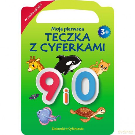 Zwierzaki w cyferkowie. Moja pierwsza teczka z cyferkami. 9 KS66676