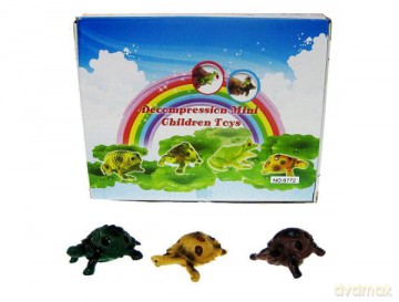Żółw do ściskania z kulkami 8 cm 6772 MIX