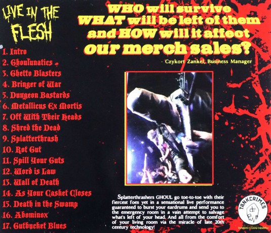Ghoul: Live In The Flesh [CD]