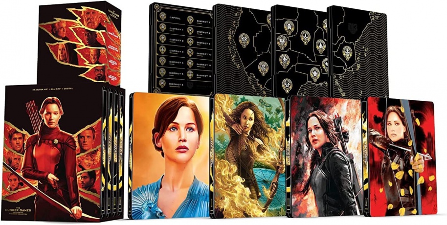 The Hunger Games: The Ultimate Collection (Igrzyska Śmierci) (steelbook) [BOX] [4xBlu-Ray 4K]+[4xBlu-Ray]