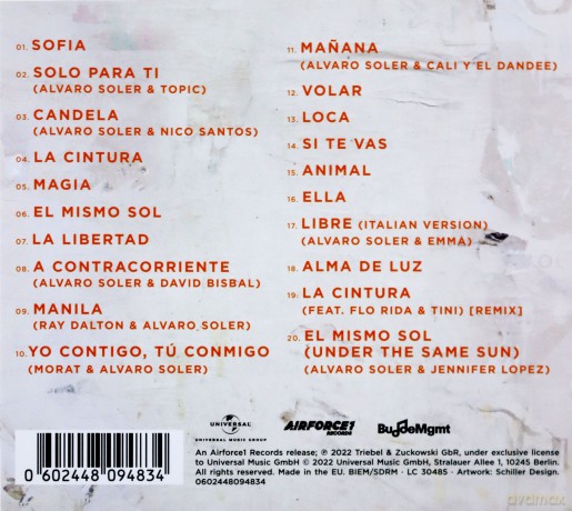 Alvaro Soler: The Best of 2015-2022 [CD]