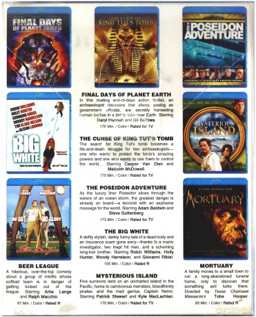 Blu-Cube 10-Pack: The Big White / Category 7: The End of the World / Mortuary / Mysterious Island / Beer League / Blackbeard / The Poseidon Adventure / Final Days of Planet Earth / 10.5: Apocalypse / The Curse of King Tut's Tomb [BOX] [10xBlu-Ray]