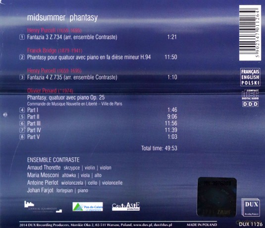 Contraste Ensemble: Midsummer Phantasy [CD]